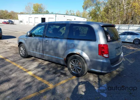 2014 Dodge Grand Caravan Se 30Th Anniversary z USA, uszkodzony, nr VIN 2C4RDGBG3ER223368